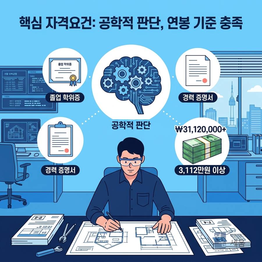 자격요건, 공학적 판단 역량이 핵심