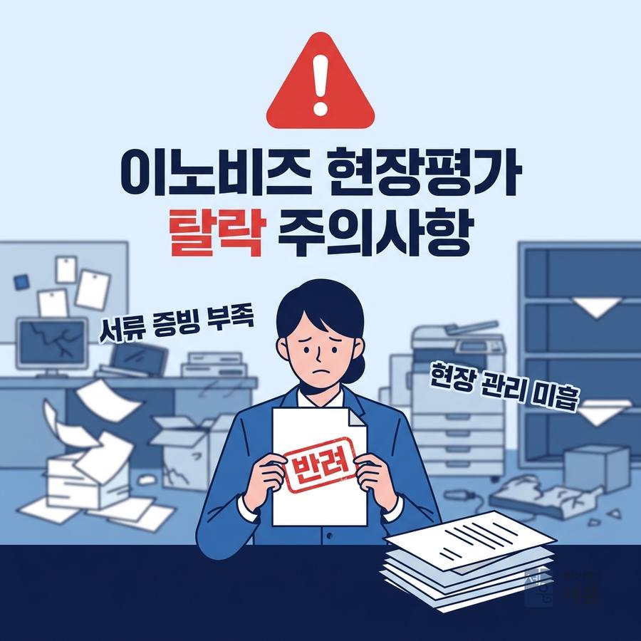 주의사항: 현장평가에서 탈락하는 실제 사례들