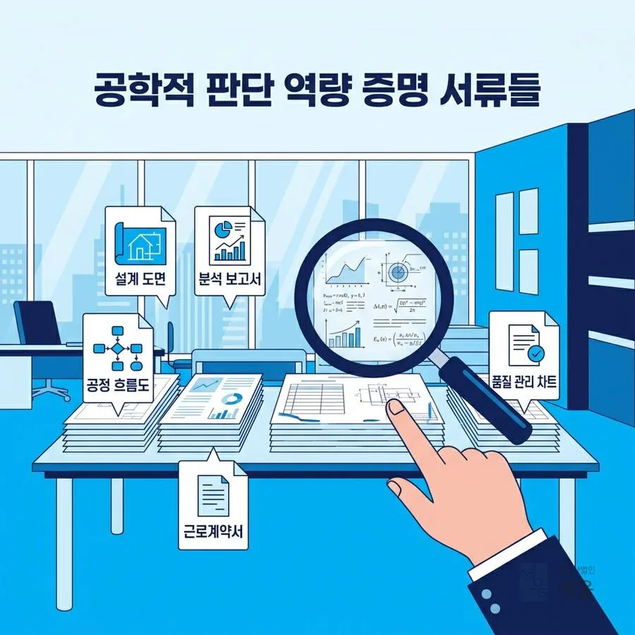 서류, 공학적 판단 역량을 증명하는 자료들