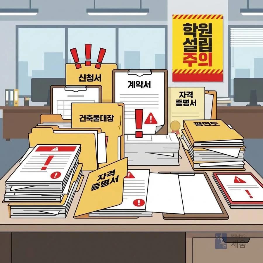 학원·교습소 설립 필요 서류