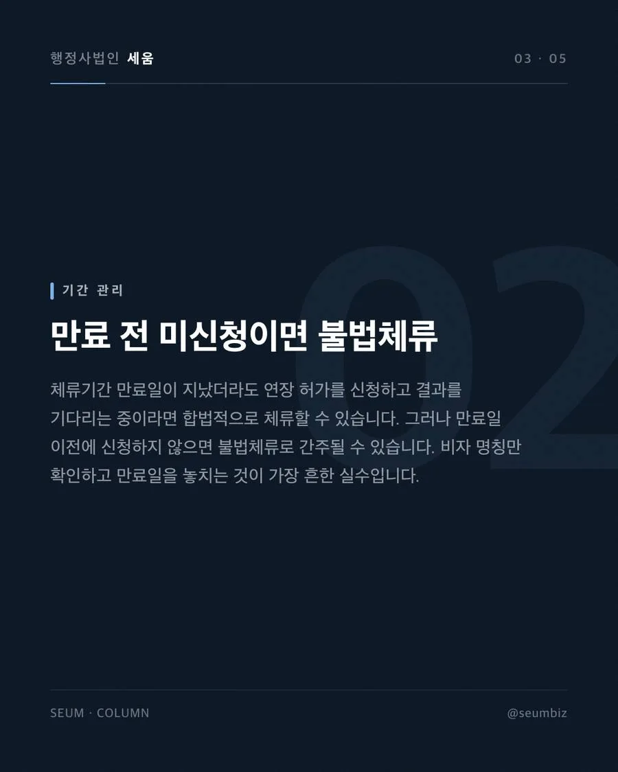 직원 명단으로 하는 외국인 비자 진단, 무엇을 보나 기한 미준수와 서류 미비로 인한 지연 · 행정사법인 세움